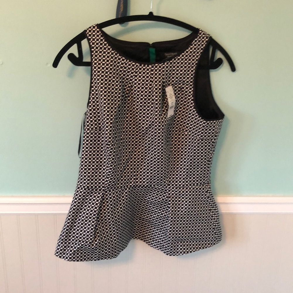 White House black market bodice blouse